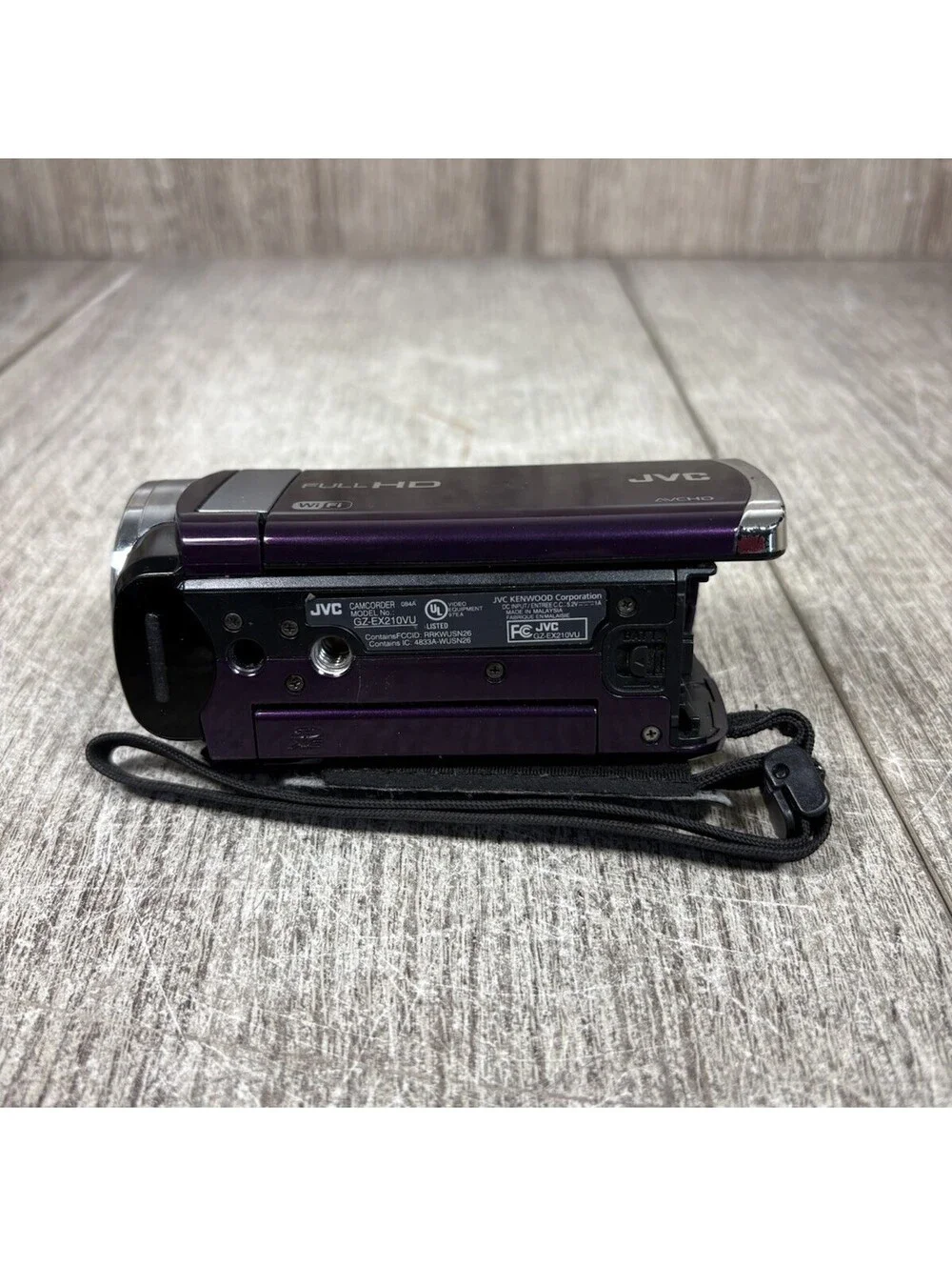 JVC GZ-EX210 2 GB Camcorder - Black - For Parts - Read Description